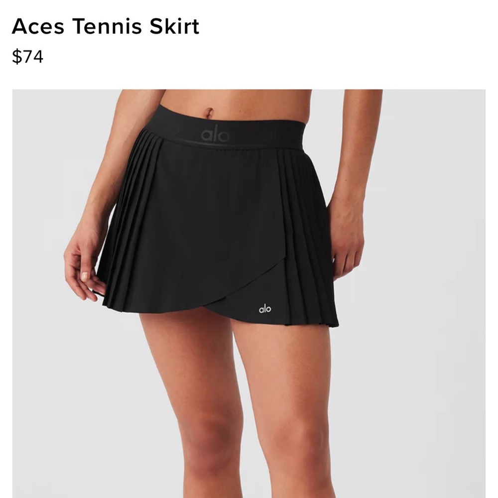 Alo tennis skirt